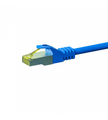 Cat7 internetkabel 3m blauw 100% koper - extra afgeschermd