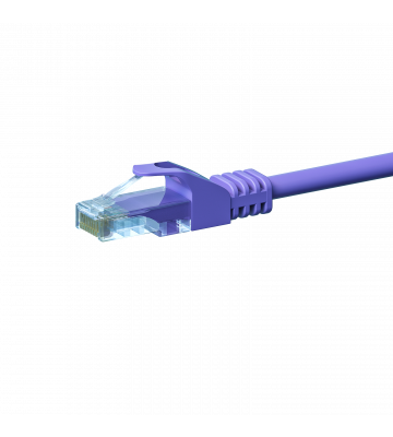 CAT5e internetkabel 0,25m paars - onafgeschermd - CCA