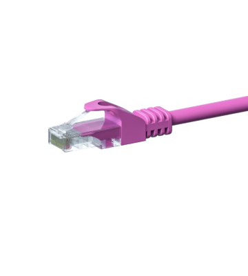 CAT5e internetkabel 5m roze - onafgeschermd - CCA