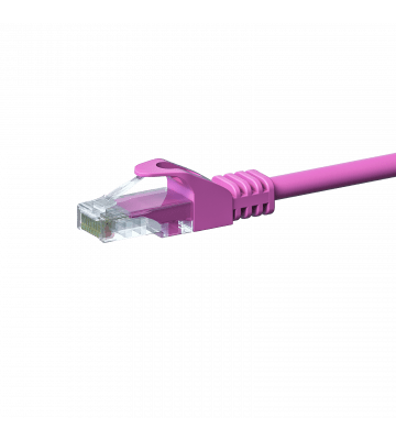 CAT5e internetkabel 20m roze - onafgeschermd - CCA