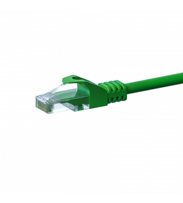 Cat6 internetkabel 0,25m groen - onafgeschermd - CCA