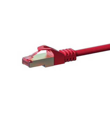 Cat6 internetkabel 5m rood 100% koper - extra afgeschermd