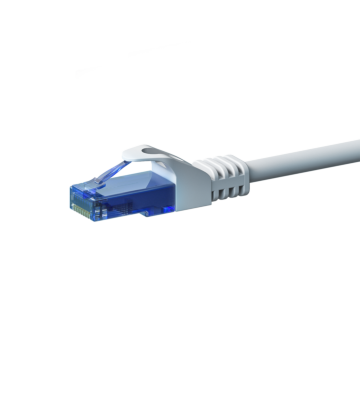 UTP CAT6a patchkabel 0,15m wit - 100% koper