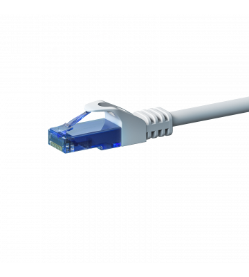 Cat6a internetkabel 3m wit - 100% koper - onafgeschermd