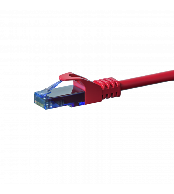 Cat6a internetkabel 3m rood 100% koper - onafgeschermd