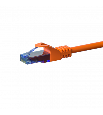 Cat6a internetkabel 5m oranje 100% koper - onafgeschermd