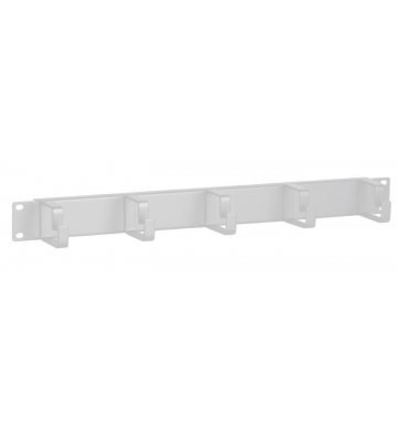 19 inch kabelhouder metaal 1U - wit