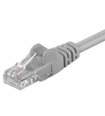CAT5e internetkabel 0,50m grijs - onafgeschermd - CCA