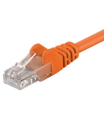 CAT5e internetkabel 0,25m oranje - onafgeschermd - CCA