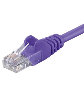 CAT5e internetkabel 20m paars - onafgeschermd - CCA