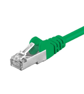 Cat5e internetkabel 0.25m groen - afgeschermd