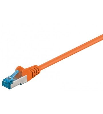 Cat6a internetkabel 3m oranje 100% koper - extra afgeschermd