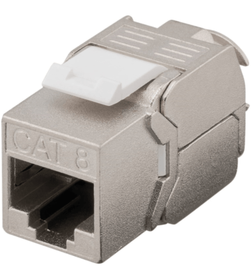 CAT8 STP Keystone Connector - Toolless