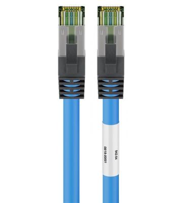 Cat8 internetkabel 5m blauw 100% koper - extra afgeschermd