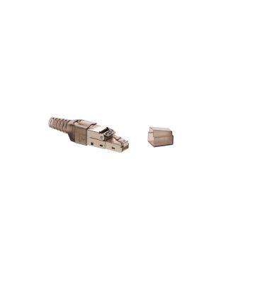 S/FTP CAT6A Toolless RJ45 Connector - voor stugge kern