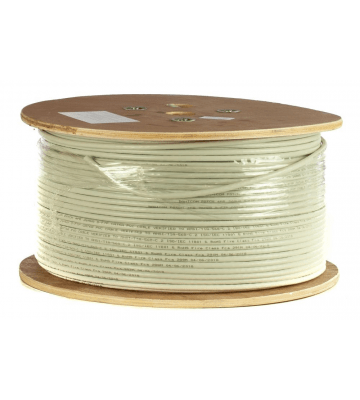 DANICOM Cat6 internetkabel op rol 305m solid rood LSZH (B2ca) - onafgeschermd