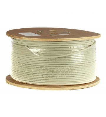 DANICOM Cat6 internetkabel op rol 305m solid rood LSZH (B2ca) - onafgeschermd