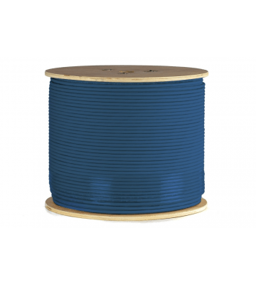 DANICOM Cat6a internetkabel op rol 500m solid grijs LSZH (Dca) - onafgeschermd