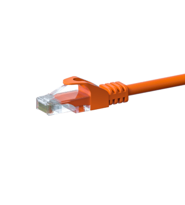 Cat5e internetkabel 5m oranje 100% koper - onafgeschermd