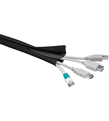 Kabelhoes met klittenband - 1,8 meter