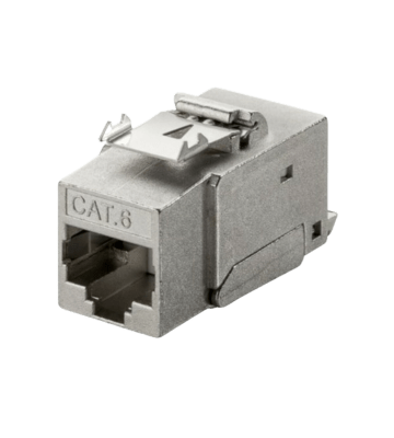 CAT6 keystone internetstekker (zonder gereedschap) - afgeschermd