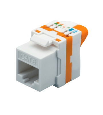 CAT6 keystone internetstekker (zonder gereedschap) twist - onafgeschermd
