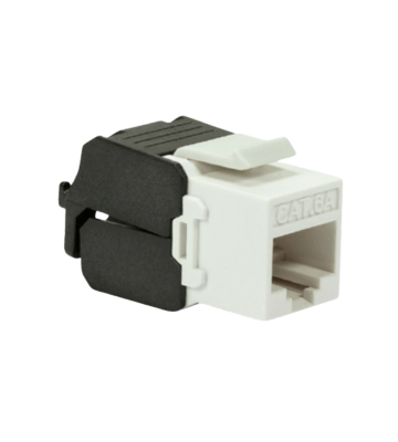 CAT6a keystone internetstekker (zonder gereedschap) - onafgeschermd