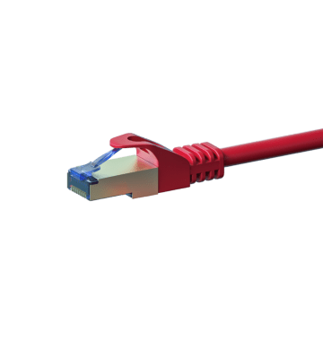 Cat6a internetkabel 2m rood 100% koper - extra afgeschermd