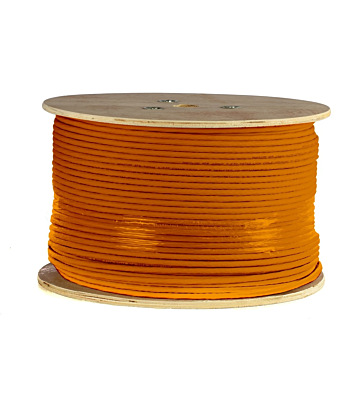 DANICOM Cat7 internetkabel op rol 500m solid grijs LSZH (Dca) - extra afgeschermd