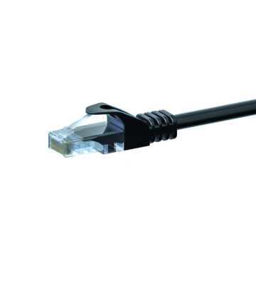 CAT5e internetkabel 2m zwart - onafgeschermd - CCA
