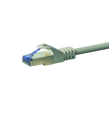 Cat6a internetkabel 2m grijs 100% koper - extra afgeschermd