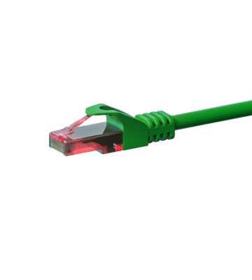Cat6 internetkabel 0,50m groen 100% koper - onafgeschermd