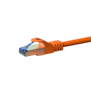 Cat6a internetkabel 3m oranje 100% koper - extra afgeschermd