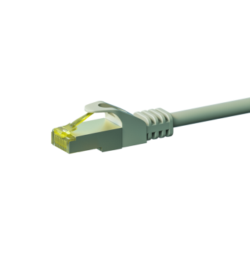 Cat7 internetkabel 3m grijs 100% koper - extra afgeschermd