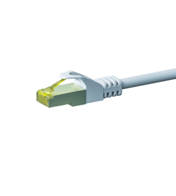 Cat7 internetkabel 10m wit 100% koper - extra afgeschermd