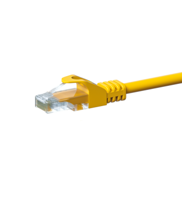 CAT5e internetkabel 3m geel - onafgeschermd - CCA