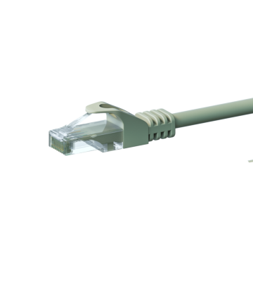 Cat6 internetkabel 0,50m grijs - onafgeschermd - CCA