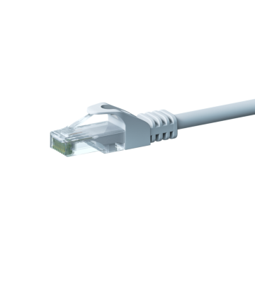 Cat6 internetkabel 1m wit - onafgeschermd - CCA