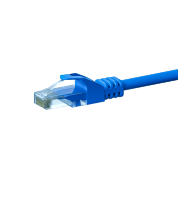 Cat6 internetkabel 0,50m blauw - onafgeschermd - CCA