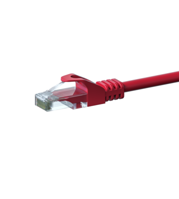 Cat6 internetkabel 0,50m rood - onafgeschermd - CCA