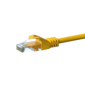 Cat6 internetkabel 1m geel - onafgeschermd - CCA