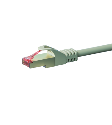 Cat6 internetkabel 0,50m grijs 100% koper - extra afgeschermd