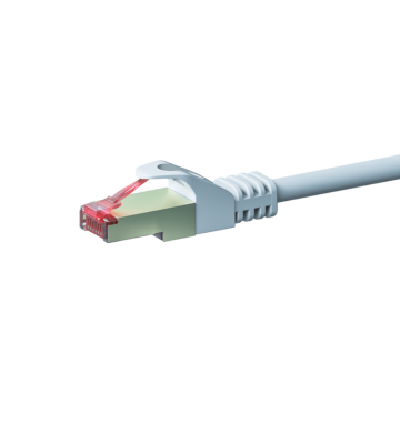 Cat6 internetkabel 1m wit 100% koper - extra afgeschermd
