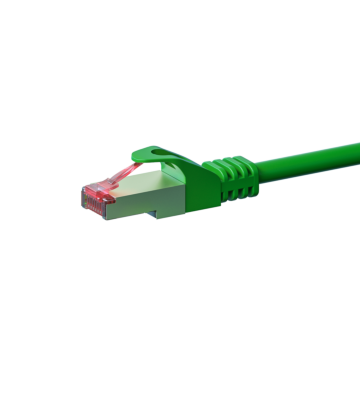 Cat6 internetkabel 1m groen 100% koper - extra afgeschermd