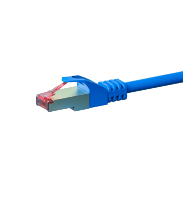 Cat6 internetkabel 1,50m blauw 100% koper - extra afgeschermd