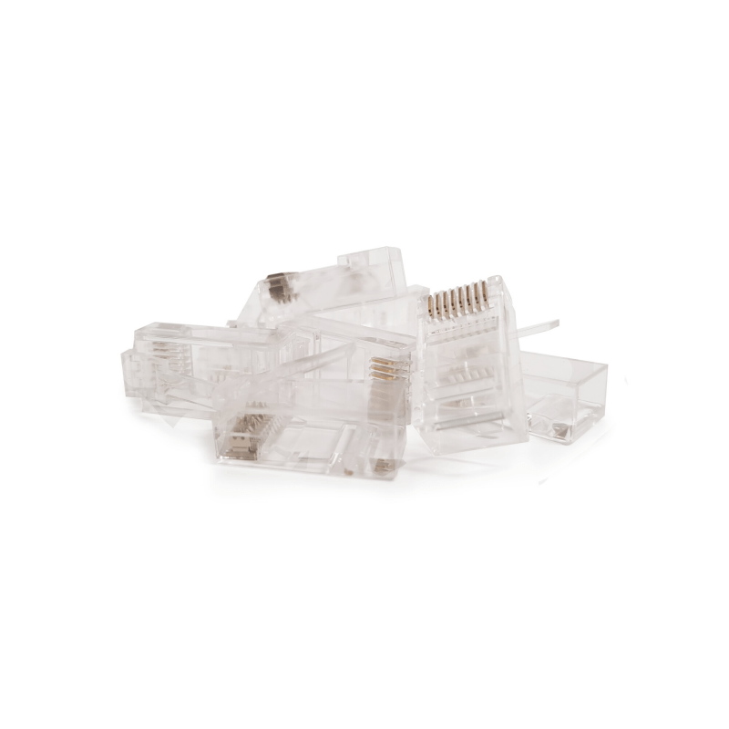 DANICOM UTP CAT5e RJ45 Connector - Voor soepele en stugge kern - 10 stuks
