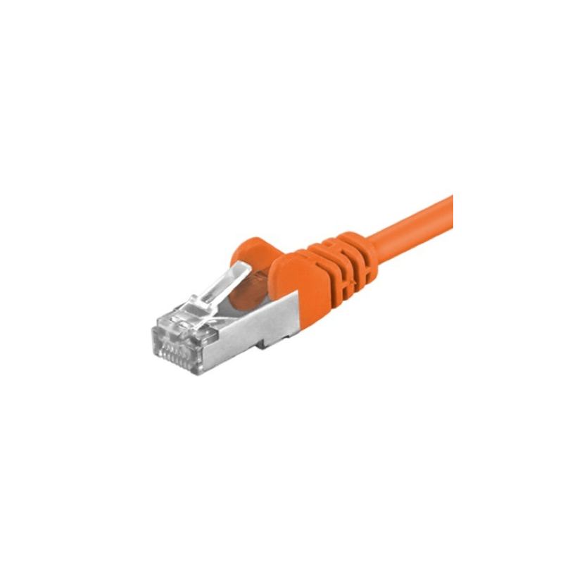 Cat5e internetkabel 1,50m oranje - afgeschermd