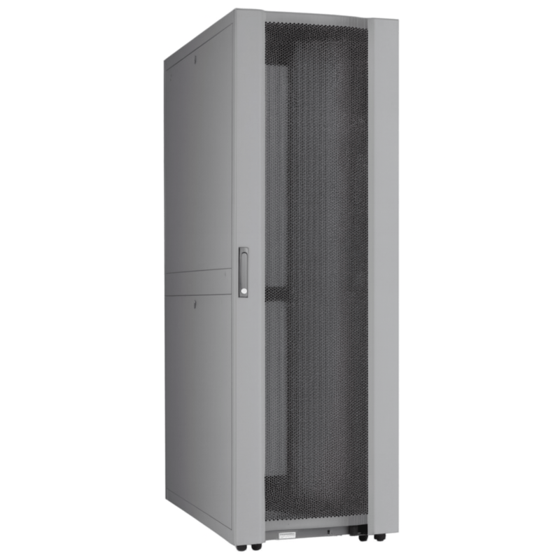 42U Datacenter serverkast met geperforeerde deur 800x1200x2000mm (BxDxH) Grijs