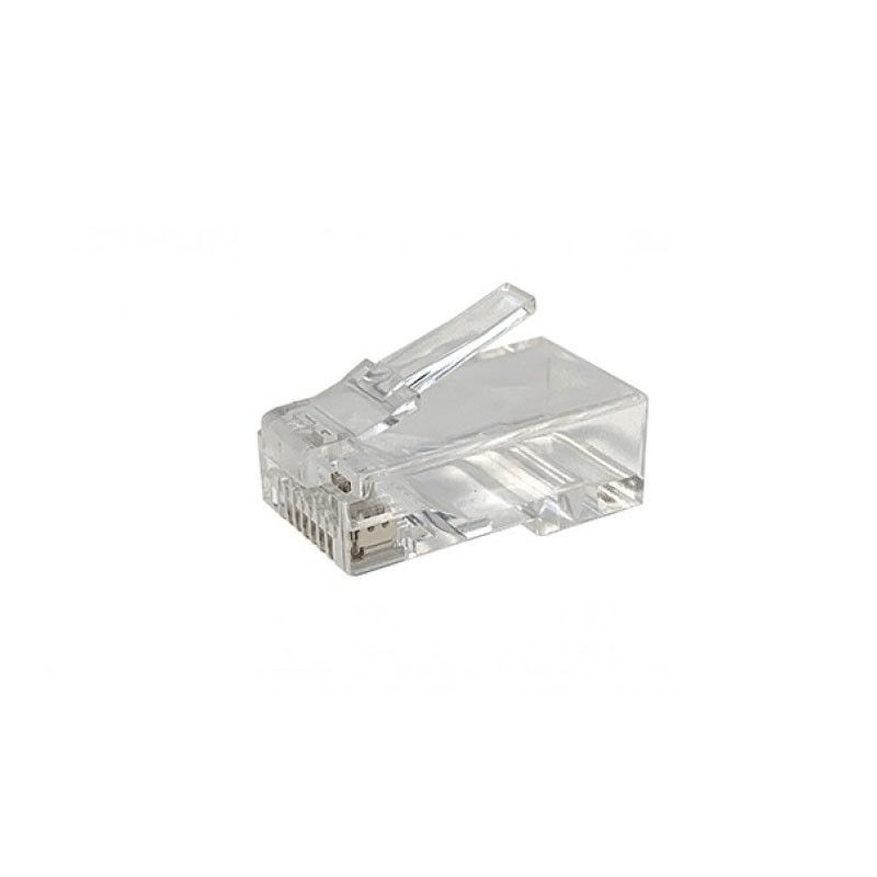 Cat6 internetstekker RJ45 voor solid kabels - onafgeschermd