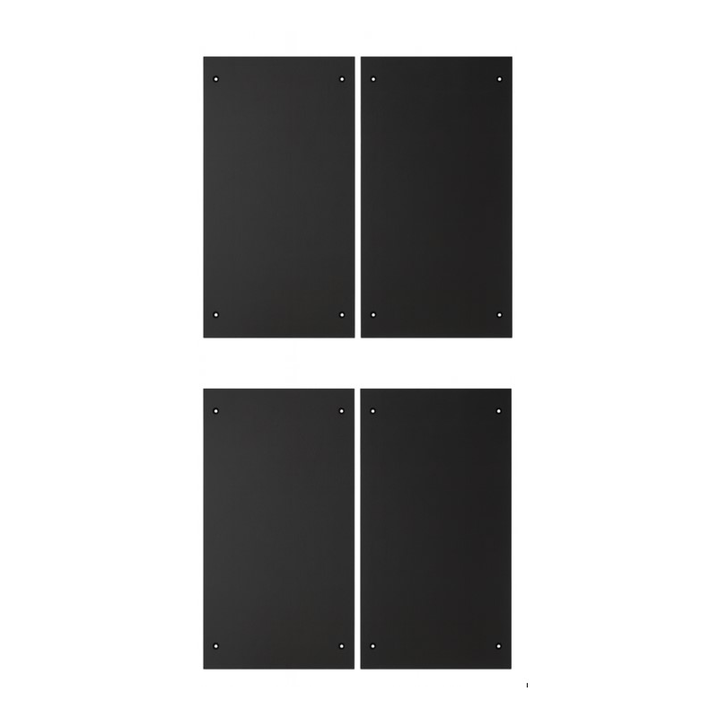 Datacenter set zijpanelen voor 48U kasten, 1200mm diep